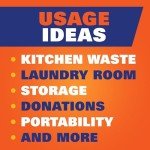 Hefty Strong 13 Gallon Kitchen Trash Bags, 90 Count