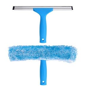 MR.SIGA Window Cleaning Combo: Squeegee & Scrubber