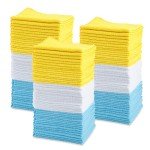 Amazon Basics Microfiber Cleaning Cloths, 144 Pack