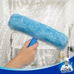 MR.SIGA Window Cleaning Combo: Squeegee & Scrubber