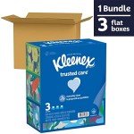 Kleenex Trusted Care Facial Tissues, 3 Box Pack