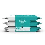 Flushable Adult Toilet Wipes, Fragrance Free, 126 Count