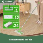 Eyliden Multi-Surface Sweeper Mop Starter Kit