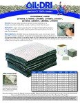 Oil-Dri 15" x 19" Heavy Weight Absorbent Mats