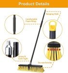 KeFanta 18" Heavy Duty Outdoor Push Broom
