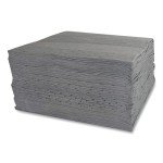 TaskBrand Universal Grey Sorbent Pads - 100 Count