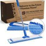 24" Microfiber Mop System for Hardwood & Tile