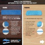 24" Microfiber Mop System for Hardwood & Tile