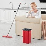 BOSHENG Mop and Bucket Set with Microfiber Mops