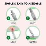 Turbo Microfiber Mop System with 4 Reusable Pads