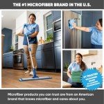 24" Microfiber Mop System for Hardwood & Tile