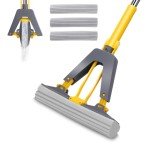 Nolopau Self-Squeeze Sponge Mop with Refills