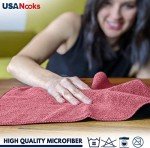 High-Performance Microfiber Cleaning Cloths - 12 Pack