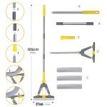 Nolopau Self-Squeeze Sponge Mop with Refills