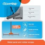 CLEANHOME Heavy Duty Rubber Floor Squeegee