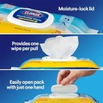 Clorox Crisp Lemon Disinfecting Wipes, 75 Count