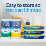 Clorox Crisp Lemon Disinfecting Wipes, 75 Count