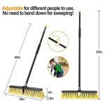 KeFanta 18" Heavy Duty Outdoor Push Broom