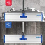 24" Heavy Duty Microfiber Wet Mop with Handle