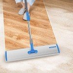 24" Heavy Duty Microfiber Wet Mop with Handle