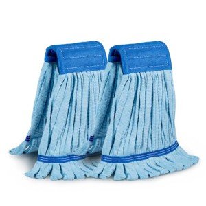 2-Pack Heavy Duty Microfiber Tube Mop Heads
