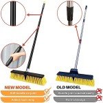 KeFanta 18" Heavy Duty Outdoor Push Broom