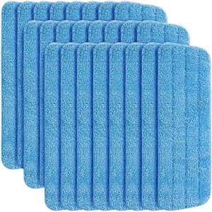 24 Pack Microfiber Mop Pads for All Surfaces