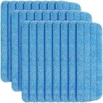 24 Pack Microfiber Mop Pads for All Surfaces