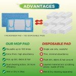 Reusable Microfiber Mop Pads for Swiffer - 4 Pack