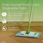 Reusable Microfiber Mop Pads for Swiffer - 4 Pack