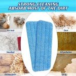 24 Pack Microfiber Mop Pads for All Surfaces