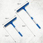 2-in-1 Professional Window Squeegee with Long Handle