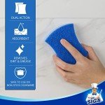 MR.SIGA Non-Scratch Dual-Sided Scrub Sponge Pack