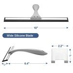 AmazerBath 10-Inch Squeegee for Shower & Glass