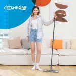 CLEANHOME Multifunction Dust Mop with Washable Pads