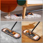 CLEANHOME Multifunction Dust Mop with Washable Pads