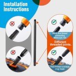 CLEANHOME Multifunction Dust Mop with Washable Pads