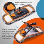 CLEANHOME Multifunction Dust Mop with Washable Pads