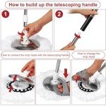 360° Spin Mop and Bucket Wringer Set