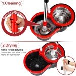 360° Spin Mop and Bucket Wringer Set