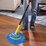 Microfiber Self-Wringing Twist Mop with Long Handle