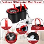 360° Spin Mop and Bucket Wringer Set