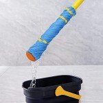 Microfiber Self-Wringing Twist Mop with Long Handle