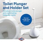 Clorox Toilet Plunger and Caddy Set