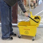 Midoneat Yellow Commercial Mop Bucket with Wheels