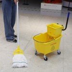 Midoneat Yellow Commercial Mop Bucket with Wheels