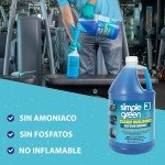 Simple Green Glass Cleaner Concentrate, Unscented, 1 Gallon