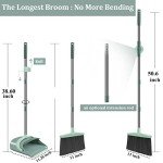 Broom and Dustpan Set - Jade Green Combo