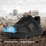 FitVille Extra Wide Men’s Slip-Resistant Safety Shoes