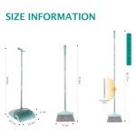 Broom and Dustpan Set with Cleaning Teeth